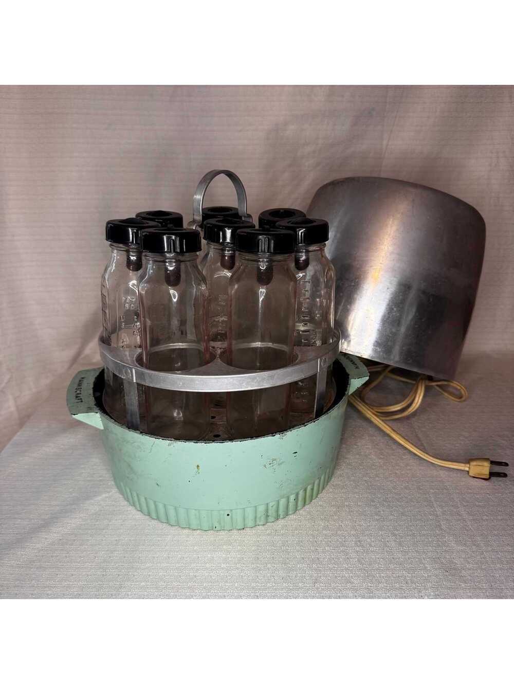 Vintage Hankscraft Bottle Sterilizer, Mint Green Mid Century Warmer, Retro Decor - Picture 5 of 10